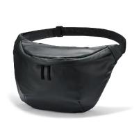 【MUJI 無印良品】植物皮革前開式拉鍊肩背包/黑色