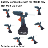 For Makita 18V Lithium Battery Electric Hot Melt Glue Gun Household Industrial Electric Heat Tool With 10PCS Glue Sticks