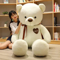 100-200cm Giant Big Teddy Bear Skin Unstuffed Plush Toys Stuffed Animals Panda Bear Skin Toys Children Girls Love Gift