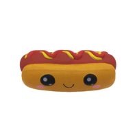 hot dog squishy Cute Jumbo Hamburger Hot Dog Doggy Stress Fidget Squishy Toys With Good Smell Scented