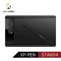 日本品牌XP-PEN Star04 9X5吋內建8GB專業繪圖板