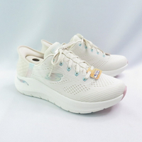 Skechers 150066WNTPK 女休閒鞋 Arch Fit 2.0-EC 寬楦 米白x粉【iSport愛運動】