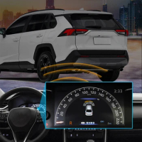 Car Parktronic Parking Sensor 6 Reverse Sensors Backup Car Parking Radar Monitor Detector System For Toyota Rav4 2013-2021