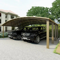 Aluminium carport modern garage canopy outdoor car parking metal carport