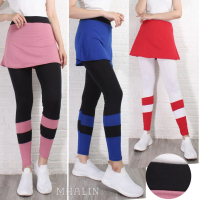 celana senam rok wanita Merah Putih / legging rok wanita sport  / Legging senam terbaru Nyaman Outdo