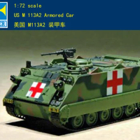Trumpeter 07239 1/72Car US M113A2 Armored Tank Vehicle Plastic Model