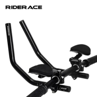 MTB Road Bike Rest Handlebar Bicycle Long Distance Riding Rest TT Handlebar Clip on Aero Bars Handle