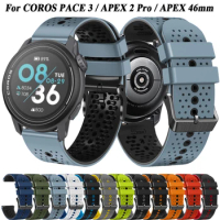 For COROS PACE 3 Replacement 22mm Strap For COROS APEX 46mm /APEX 2 Pro Smartwatch Wristband For Polar Grit X Pro Bracelet Bands