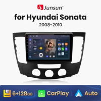 Junsun V1 AI Voice Wireless CarPlay Android Auto Radio for Hyundai Sonata NFC 2009 4G Car Multimedia GPS 2din autoradio