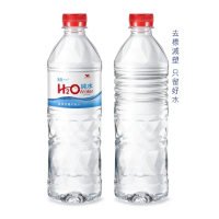【統一】H2O純水無標籤版600mlx24入/箱