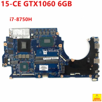 Used For HP OMEN 15T-CE100 15-CE198WM 15-CE Laptop Motherboard L10770-601 L10770-001 DAG3AEMBCD0 GTX1060/6GB W i7-8750H CPU