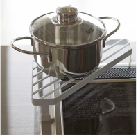 【2個】三角廚房置物架 廚房檯面,廚房,櫃子的角落儲物架 金屬調味料架【顏色白色】#DADADI