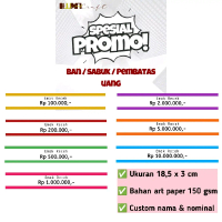Sabuk / Ban / Kertas Pengikat Uang