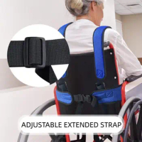 Non-Slip Wheelchair Safety Seat Belt Adjustable Shoulder Fix Comfortable Shoulder Straps For Elderly Patients Brace Support Vest