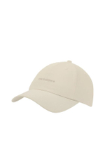 หมวกแก๊ปผู้หญิง 6 Panel Linear Logo สีเบจ