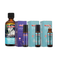 【Ausgarden 澳維花園】尤加利100ml+薰衣草滾珠10mlx1+好眠滾珠精油10mlx2(舒緩情緒定心神好助眠)