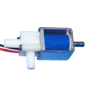 Katup suis (switch valve): katup solenoid mikro 2 kedudukan 3 arah, DC 3.7 V/6 V/12 V; katup vakum m