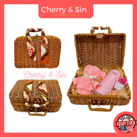 【GIFT SET】Ratten Basket/Ratten Storage /Valentines/Birthday/Parents Day Gift Set (Customised Gift Se