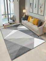 地毯臥室家用北歐風客廳長方形沙發茶幾墊房間幾何簡約床邊毯定制 雙十一購物節