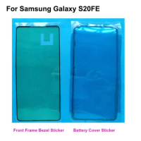 For Samsung Galaxy S20FE Back Battery cover Sticker LCD Screen Front Frame Bezel 3M Glue S 20 FE Double Side Adhesive Tape