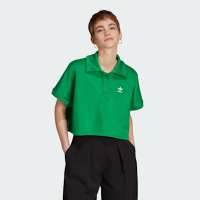 【adidas 愛迪達】 ADICOLOR 短版短袖POLO衫 女 - Originals IK0419