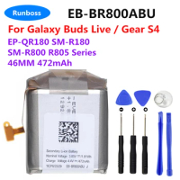 EB-BR800ABU 472mAh Battery For Samsung Galaxy Buds Live EP-QR180 SM-R180 Gear S4 SM-R800 R805 R805W R805U R805N R805F 46MM