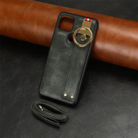 For Google Pixel 5A 5G Case Luxury Lanyard PU Leather Pixel 5A G1F8F, G4S1M Wristband Ring Camera Protection Shockproof Bumper
