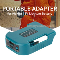 USB Fast Charger Adapter for Makita 18V Li-ion Battery Rack Holder USB Type-C Output Fast Charging Interface