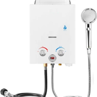 Tankless Water Heater Propane, 1.45GPM Portable Water Heater Gas, water heater
