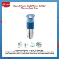 Maped Adult Bottle Glass - Blue blue