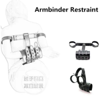 Armbinder Restraint Hands Bondage for Slave Bondage Arm Binder Cuff Armbinder Restrains Arms Behind Back Accessories