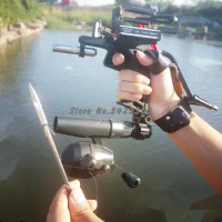Archery Powerful Fishing Slingshot Target Shooting Catapult Crossbow Hunting Professional Hunter Hunting Sling Shot