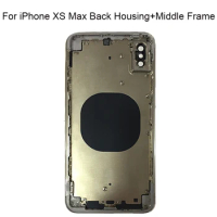 AAA Quality For iphone XS Max Back Middle Frame Full Housing Assembly Battery Cover For iPhone XS Max Back Housing