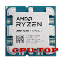 AMD Ryzen 7 7800X3D R7 7800X3D 4.2 GHz 8-Core 16-Thread CPU Processor 5NM 96M 100-100000910 Socket AM5 Without fan