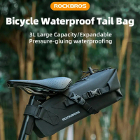 Rockbros AS-060 Tas Sepeda Sadel Belakang 3L MTB Road Bike Bag Pannier
