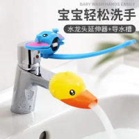 Silicone Water Tap Extension High Elastic Sink Children Washing Device Bathroom Kitchen Sink Faucet Guide Faucet Extenders