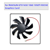 1 PCS Cooling Fan for MAXSUN GTX1650 1060 1050TI RX550 Graphics Card Fan Replacement Parts
