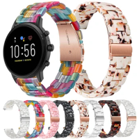Strap For Fossil Gen 6 44mm Wristband For Fossil Gen 5 5E 44mm/LTE 45mm/Carlyle HR/ Smart Watch Band Resin Watchbands Bracelet