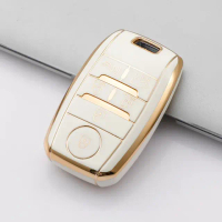 เคสกุญแจอัจฉริยะ, วัสดุ TPU ชุบใหม่, 6 ปุ่ม, สำหรับ Kia Sedona/Grand/Carnival/Sorento L580, พร้อมพวง