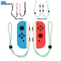 For Nintend Switch Hand Rope Wrist Strap For Nintendo Switch OLED Joycons Pink White Controller Handstrap String Games Access