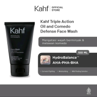 Kahf Triple Action Oil and Comedo Defence Face Wash 100g