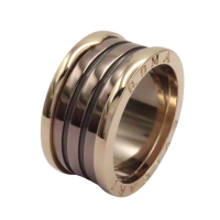 【二手名牌BRAND OFF】BVLGARI 寶格麗 18K金 金屬 B-Zero1 戒指 #62