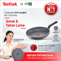 Tefal Wajan Penggorengan Anti Lengket Natura Frypan 24cm Fry Pan [FS]