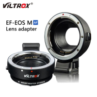 Viltrox EF-EOSM Lens Adapter Ring Electronic Auto Focus Lens For Canon Camera EOS EF EF-S To EOS M EF-M M2 M3 M5 M6 M10 M50 M100