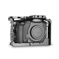 Roadfisher Camera Anti-slip Finger Hand Grip Handle Aluminum Alloy Base Holder Protection Cage For Panasonic GH5 GH5S GH5 II