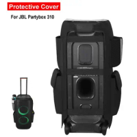 Polyester Cloth + TPU Bluetooth Speaker Case Hard Shockproof Protective Cover Anti-dust Wear Resistant for JBL Partybox 310