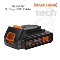 Baterai Black+Decker Battery BL2018 20V 2.0Ah for BSV2020G BDCHD18K STC1820EPCF EVO185B1 EVO185K6 BC