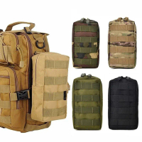 Túi ngoài trời, chất liệu Oxford, EDC Molle Tool Zipper Waist Pack, dây đeo bền, túi Como