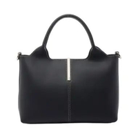 Tod's Small Leather Shopping Bag Black Black
