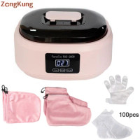 ZONGKUNG 2L Paraffin Wax Machine Paraffin Bath Kit Wax Melts for Hand and Feet Paraffin Wax Warmer Foot Mask Moisturizing Socks